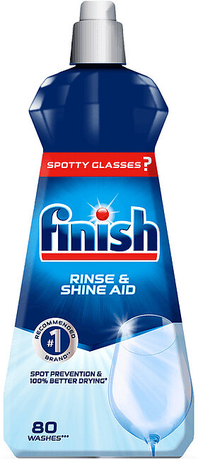 Finish Rinse Aid Shine & Dry Lemon Dishwashing Liquid ( 400ml ) ( 80 Washes ) ( 𝗜𝗺𝗽𝗼𝗿𝘁𝗲𝗱& 𝗢𝗿𝗶𝗴𝗶𝗻𝗮𝗹 )