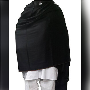 Black Woolen Kashmiri Shawl For Men And Women