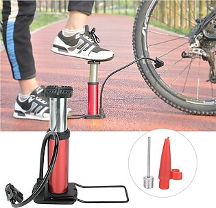 Portable Mini Foot Air Pump For Bicycle, Bike, Car And Football Hand Ball Inflator