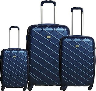 Pacific Fusion Abs Hard Luggage Trolley Suitcase 3 Pcs Complet Set 20/24/28 Inch - 1309