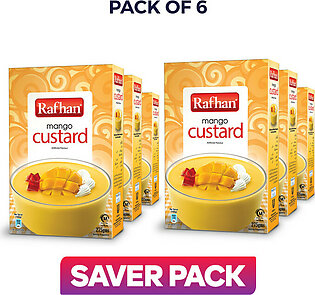 Rs.60 Off On Pack Of 6 Of Rafhan Dessert Mango Custard - 275g