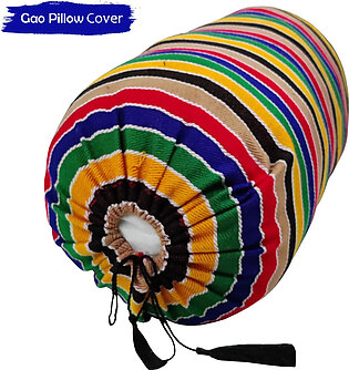 Relaxsit Round Pillow Side Pillow Gao Pillow Traditional Side Cushion Ideal For Floor Sittings Made With Acrylic & Polyester Weaved Inclusive Of Polyester Filling Covers Or With Inserts Both Listed - Gol Takiya ( Size 12 H X 24w)