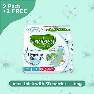 Molped-Maxi Thick Hygiene Shield with Barrier - Long