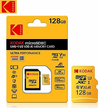 Kodak 128 Gb Micro Sd Card(memory Card 3 Years Warranty