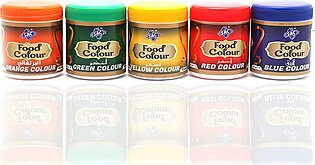 Food Color Powder - Pack OF 5 - 25gm - FDNC - SAC