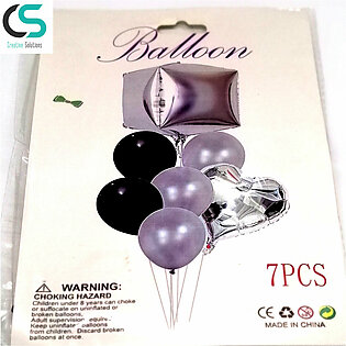 Party Foil Balloon 7pcs For Birthday, Party Decoration & Etc.
