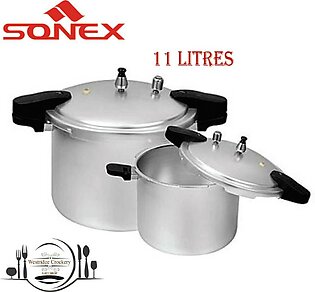 Sonex Elegant Pressure Cooker - 5 LITRES - 7 LITRES - 9 LITRES - 11 LITRES