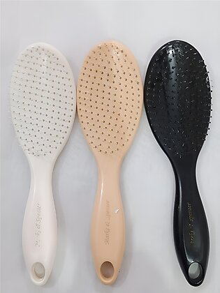 Hair Brush With Nylon Bristle | Help Scalp Massage & Hair Growth | Hairbrush For All Hair Type Without Tips | Best Hair Brush For Mother , Father , Children And Family | Best Quality Plastic Material Hair Brush For Girls And Women