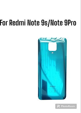 Redmi Note 9pro / Note 9s Back Cover Glass Panel Rear Housing Door