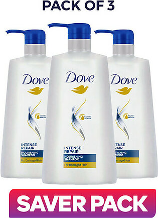 Rs.250 Off On Pack Of 3 Of Dove Intense Repair Shampoo - 650ml