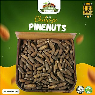 Pinenuts/chilgoza 100gm Pick Pinenut/chilgoza. This Premium Dry Fruit Is Great As An On-the-go Snack Or As An Add-on To Your Salads, Oatmeal, And Stir Fry. Pinenut/chilgoza Contains Natural Oils That Are Beneficial For Your Hair, Skin And