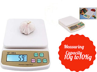 Digital Kitchen Scale Electronic Digital Kitchen Weighing Scale for Kitchen/Bakery/Weight Machine for Kitchen, 10 Kgs Weight Measure Spices Vegetable and Baking Ingredients