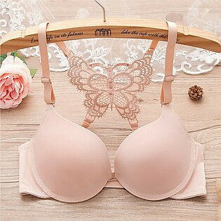 Front Open Butterfly Y-line Adjustable Straps Push Up Bra For Girls / Womens -1606