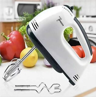 Electric Egg Beater Hand Mixer 7 Speed , Egg Cake Cream Beater Hand Beater 2 In 1