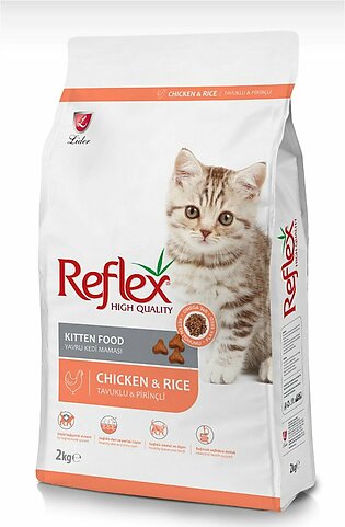 Reflex Kitten Cat Food Chicken And Rice / Kitten Cat Food / Dry Cat Food - 2kg