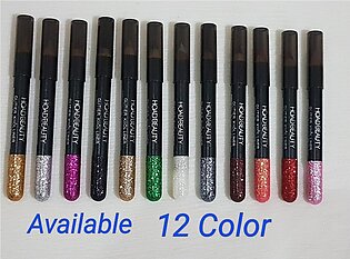 Pack Of 12 Glitter Eye Liner And Lip Pencils