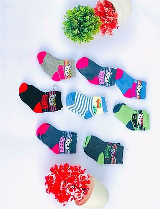 Socks For Babies,printesd Socks In A Pair Of 4 ,for New Born To 6month Old Baby ,winter Socks