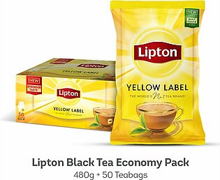 Lipton Economy Pack - 430g & Black Tea Bag 50s