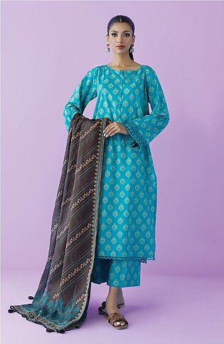 Orient Unstitched 3 Piece Suit For Girls And Women Printed Lawn Shirt , Lawn Pant And Lawn Dupatta - Summer Collection Vol 3 - Collection: Lawn Vol. Iv 2023