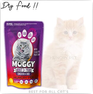 Moggy Cat Food - Adult - Chicken & Rice - 1 Kg