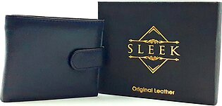 Premium Milled Leather Wallet - Men's - Cash & Card Wallet With Zipper - V 75 - Wallet For Men's