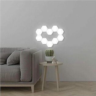Ultronics Quantum Lamp - hexagonal wall lamp modular touch sensitive lamp creative geometry DIY arbitrary assembly of us standard plug led night light suitable for bedroom, lover, gift Lamps Modular Contact Sensitive Lighting Night Light Magnetic Hexagons