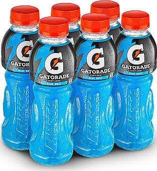 Gatorade Blue Bolt 500ml - Pack Of 6 Pet Sports Drink