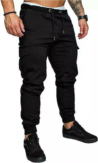 Men's Cargo Trouser Dark Grey Color - Soft Fabric Cargo Trouser For Men - Premium Quality And Stylish Design