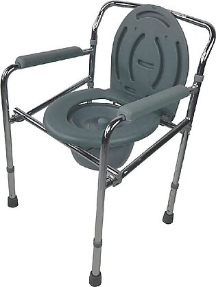 Lifecare Enterprises Adjustable Height Folding Light Weight Commode Chair