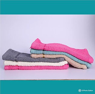 Bath towels pack of 3 multicolor size 30 inches each