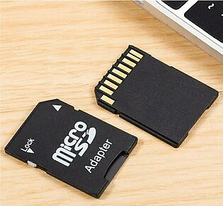 Micro Sd Chip Memory Card Adapter Jacket For Camera Laptop & Desktop Pc