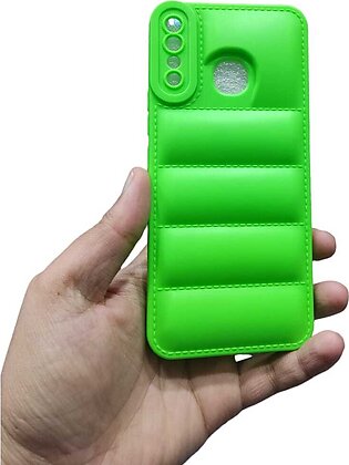 Infinix Hot 8 / Hot 8 Lite / Tecno Spark 4 Back Cover Soft Puffer Down Jacket Camera Protection Back Cover