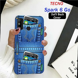 Tecno Spark 6 Go Back Cover - Print 2Gud Soft Case Cover