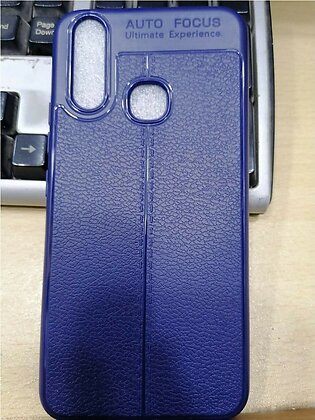 Infinix Hot 8 Lite Back Cover Soft Case Auto Focus _ Blue