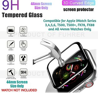 Apple Watch Screen Protector Screen Protector For Apple Watch 44mm Series Apple Watch Series 6,5,4 Apple Watches Series 3 Screen Protectors For Smart Watch T500 T55 Fk78 W26 W26 Plus Hw22 Smart Watch And For All 44mm Smart Watches