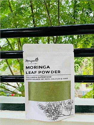 Organic Moringa Powder - 100g supergreen leaf powder