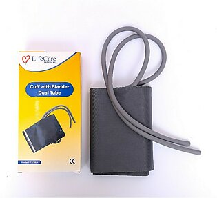 LifeCare BP Monitor's Cuff With Bladder With Dual Tube Connectors (51 x 14 cm)