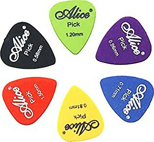Guitar Picks (pack Of 6) - High Quality Colorful Picks