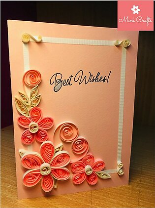 Best Wishes Card Greeting Card Wishing Card Hand-made Card