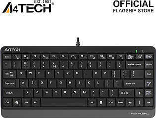 A4tech Fk11 Compact Wired Keyboard - Round-square Keys - Sleek And Lightweight - For Pc/laptop
