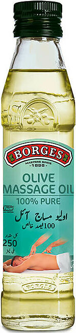 Borges Olive Massage Oil 100% Pure 250 Ml