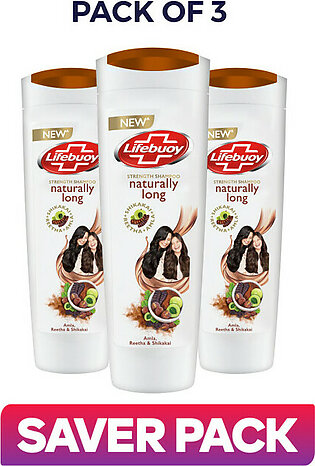Rs.180 Off On Pack Of 3 Of Lifebuoy Naturally Long Shampoo - 650ml