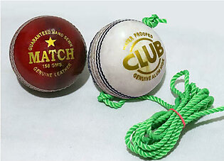 Tape Tennis Cricket hang Ball with 140 inches Rassi ( Rope ) wholesale Sialkot factory