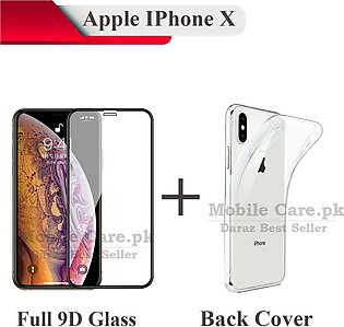 Apple iPhone X Transparent Back Cover Crystal Clear Cover For iPhone X