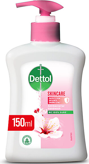Dettol Liquid Hand Wash Pump Antibacterial Germ Protection Skincare 150ml