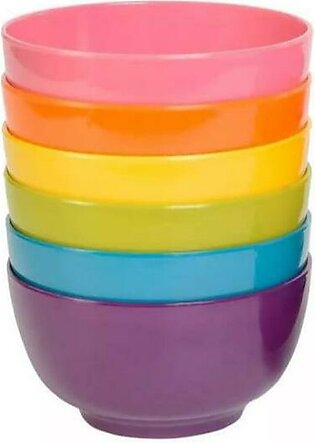 Multi Color Plastic Bowls For Everyday Use And For Picnic
