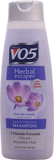 𝐖𝐁𝐌 𝐕𝐎𝟓 Moisturizing Shampoo - 370 Ml Free Me Freesia With 5 Vitamins & Oils