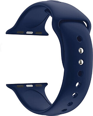 Navy Blue Silicone Strap T500, T500 Plus, T55, T55 Plus Fk78 Ht89 Ht99 W26 W26 Plus, Hw16, Hw22, W16, Mc72, Mc 72 Pro, I7 Pro, I7 Plus, Y77, T100 Plus, W7 Pro W36 Plus Fk79, X7 Pro Hw22, Hw22 Pro Smart Watch
