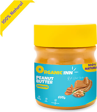 Organic Inn Natural Peanut Butter - Smooth 500g