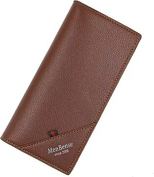 Leather Long Wallet For Men Slim Money Mobile Wallet Card Holder